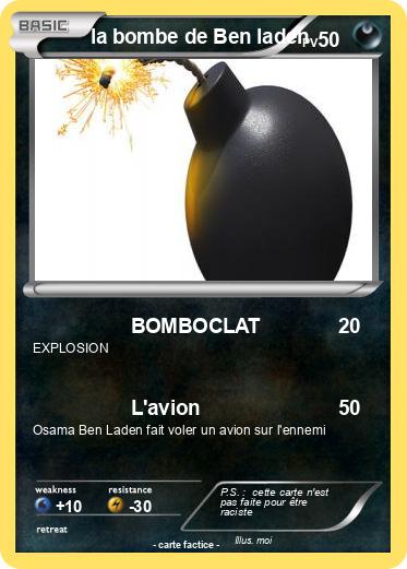 Pokemon la bombe de Ben laden