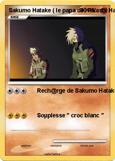 Pokemon Sakumo Hatake ( le papa de Kakashi Hatake )