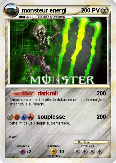 Pokemon monsteur energi