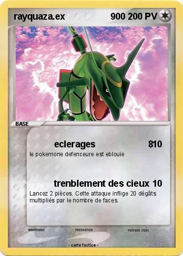 Pokemon rayquaza.ex                  900