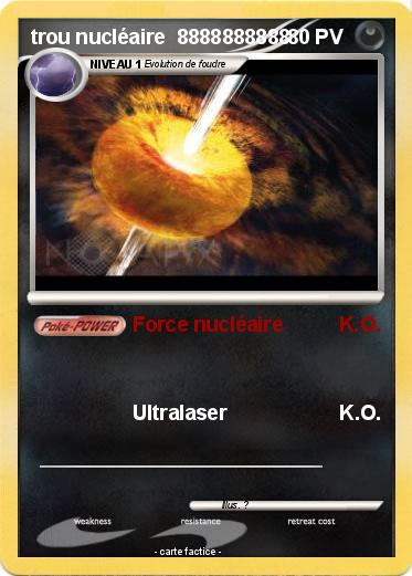 Pokemon trou nucléaire  8888888888