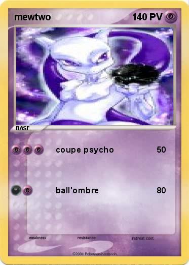 Pokemon mewtwo