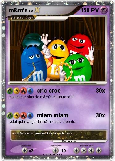 Pokemon m&m's