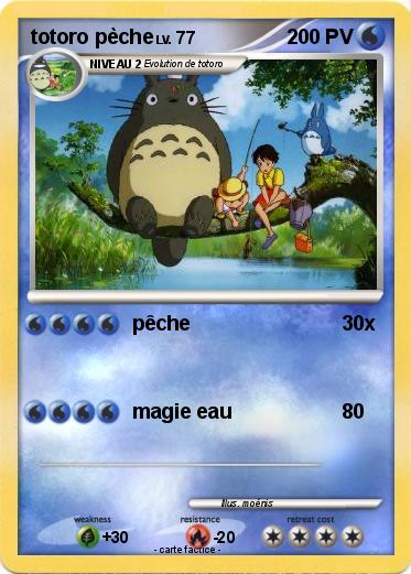 Pokemon totoro pèche