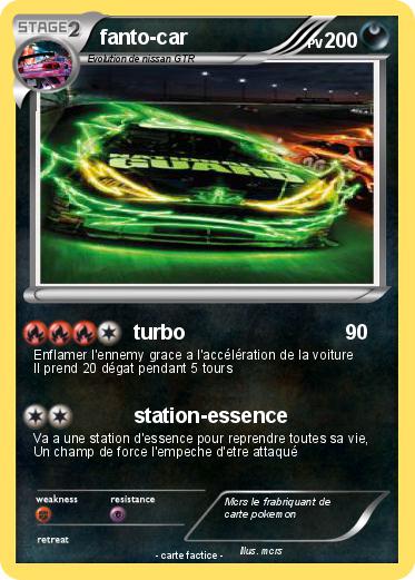 Pokemon fanto-car
