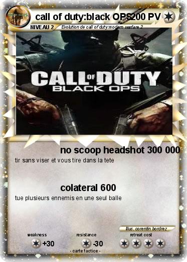 Pokemon call of duty:black OPS