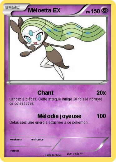 Pokemon Méloetta EX
