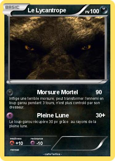 Pokemon Le Lycantrope