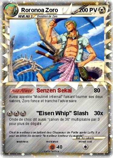 Pokemon Roronoa Zoro