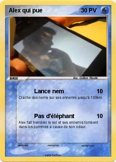 Pokemon Alex qui pue