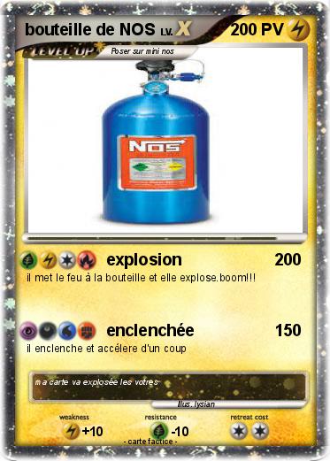 Pokemon bouteille de NOS