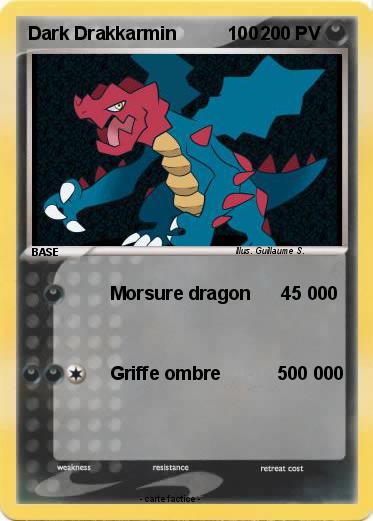 Pokemon Dark Drakkarmin          100