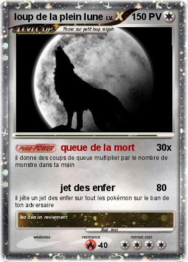 Pokemon loup de la plein lune