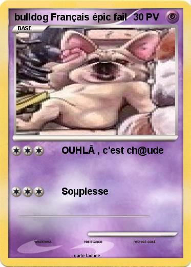 Pokemon bulldog Français épic fail