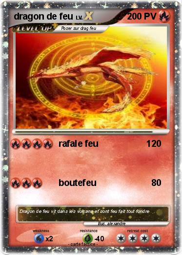 Pokemon dragon de feu