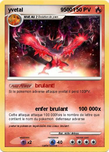 Pokemon yvetal                         95001