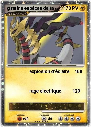 Pokemon giratina espéces delta