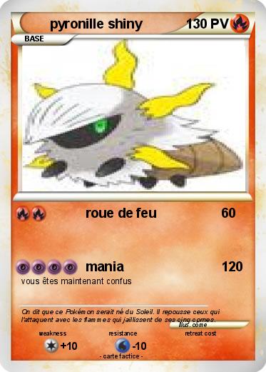 Pokemon pyronille shiny
