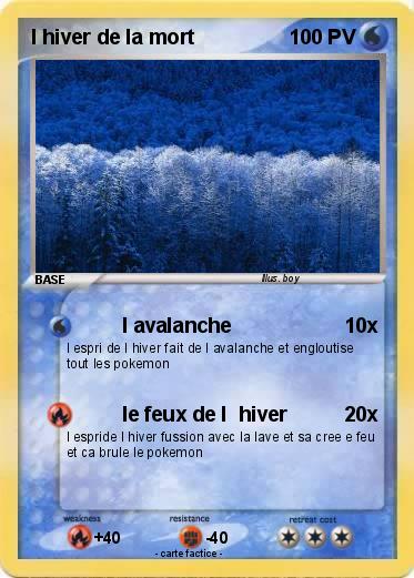 Pokemon l hiver de la mort