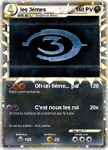 Pokemon les 3èmes