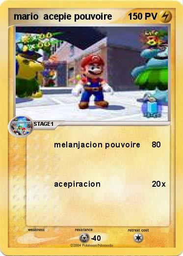 Pokemon mario  acepie pouvoire