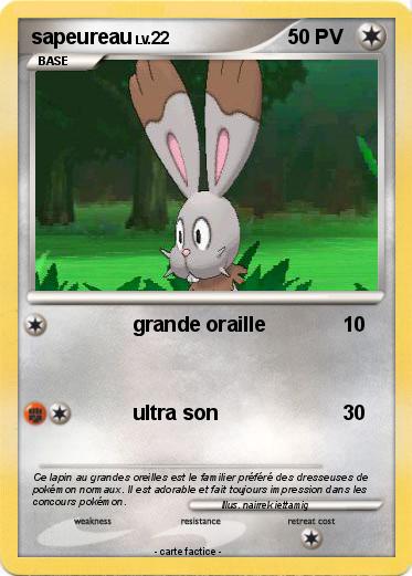 Pokemon sapeureau