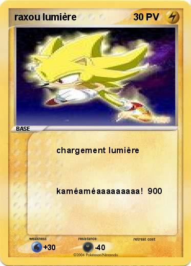 Pokemon raxou lumière