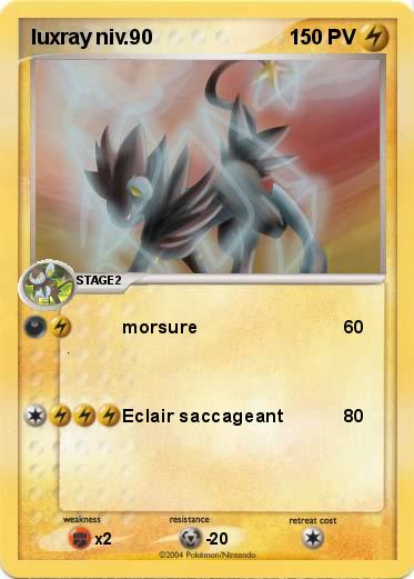 Pokemon luxray niv.90