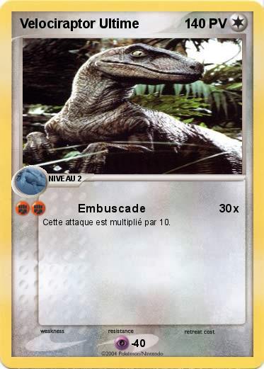 Pokemon Velociraptor Ultime