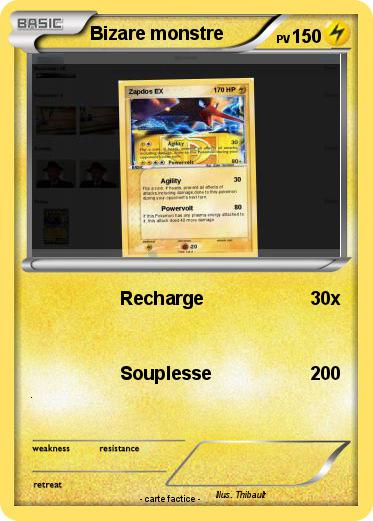 Pokemon Bizare monstre