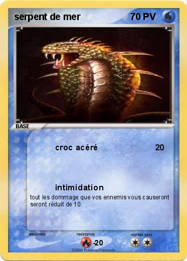 Pokemon serpent de mer