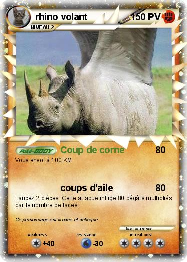 Pokemon rhino volant