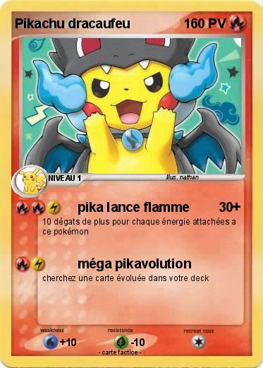 Pokemon Pikachu dracaufeu
