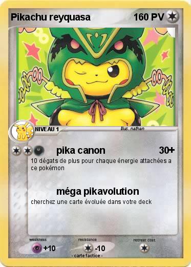 Pokemon Pikachu reyquasa