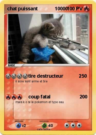 Pokemon chat puissant             10000