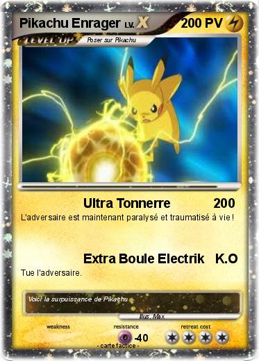 Pokemon Pikachu Enrager