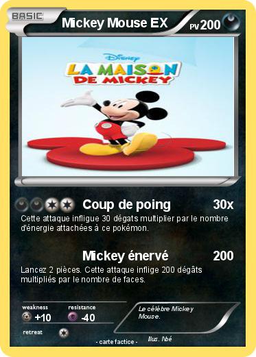 Pokemon Mickey Mouse EX