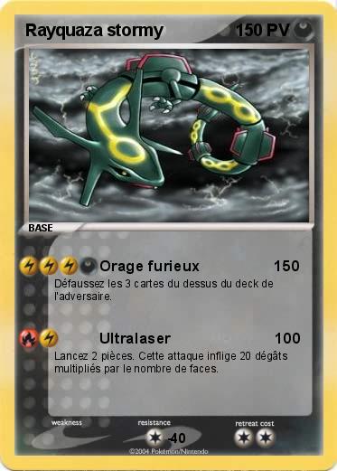 Pokemon Rayquaza stormy