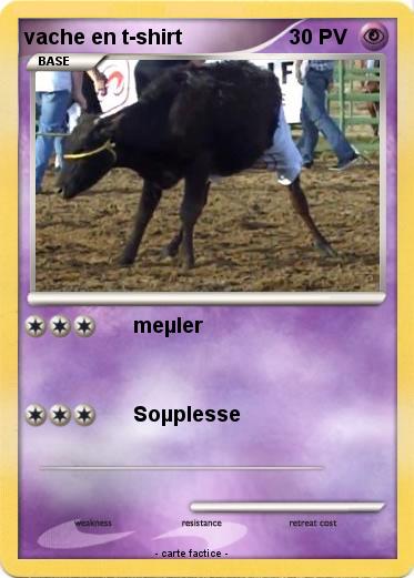 Pokemon vache en t-shirt