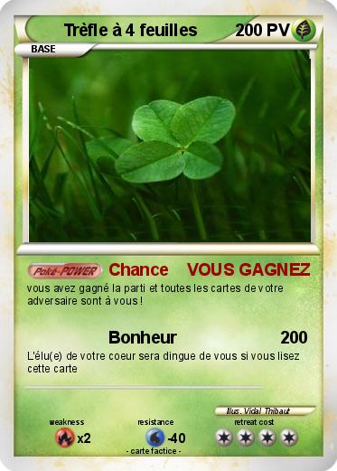 Pokemon Trèfle à 4 feuilles
