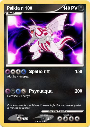 Pokemon Palkia n.100