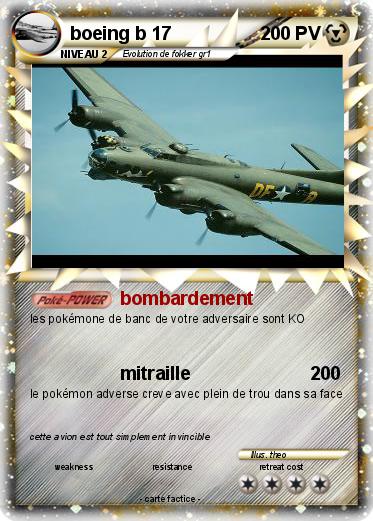 Pokemon boeing b 17
