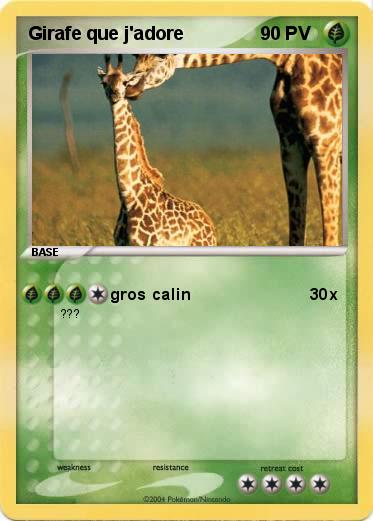 Pokemon Girafe que j'adore