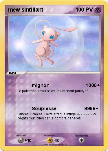 Pokemon mew sintillant
