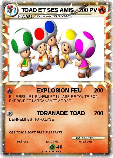 Pokemon TOAD ET SES AMIS