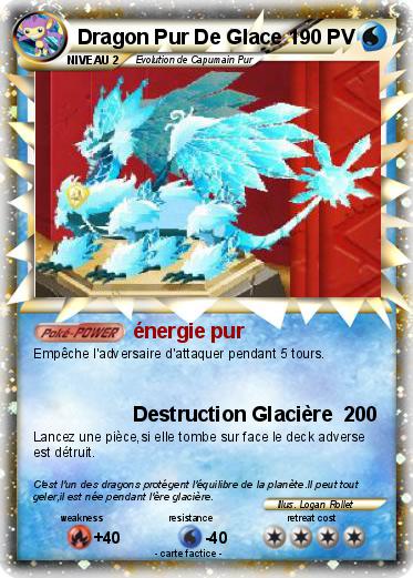 Pokemon Dragon Pur De Glace