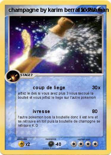 Pokemon champagne by karim berraf a caraman