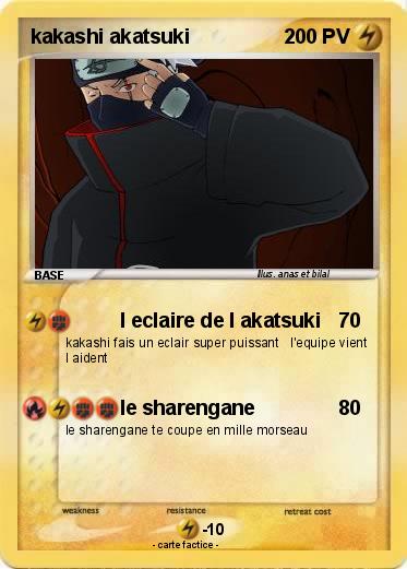 Pokemon kakashi akatsuki
