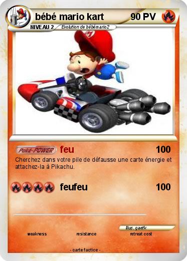 Pokemon bébé mario kart