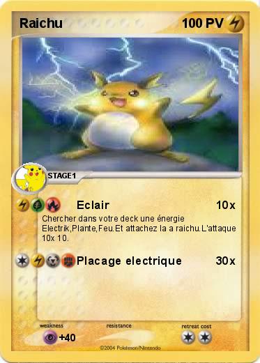 Pokemon Raichu